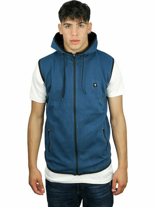 Magnetic North Men's Hooded Cardigan Blue