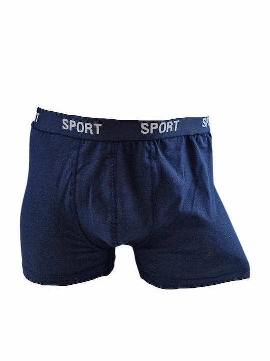 Onurel Men's Boxer Blue with Patterns