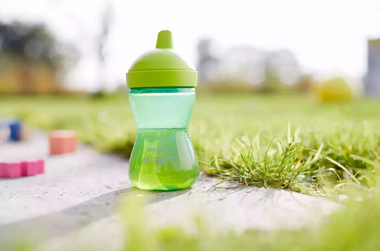 Philips Kleinkinderbecher aus Plastik Grün 300ml für 18m+m+