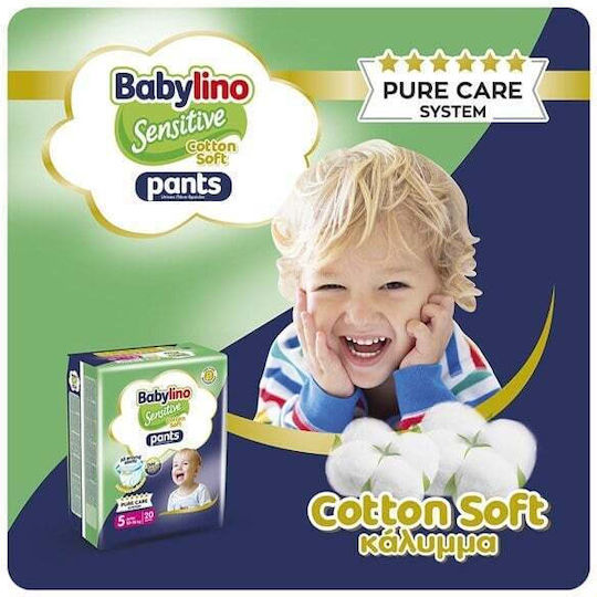 Babylino Diaper Pants Cotton Soft Monthly Pack No. 5 for 10-16kg 120pcs
