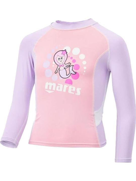 Mares Kinder Badeanzug Langarmshirt Pink