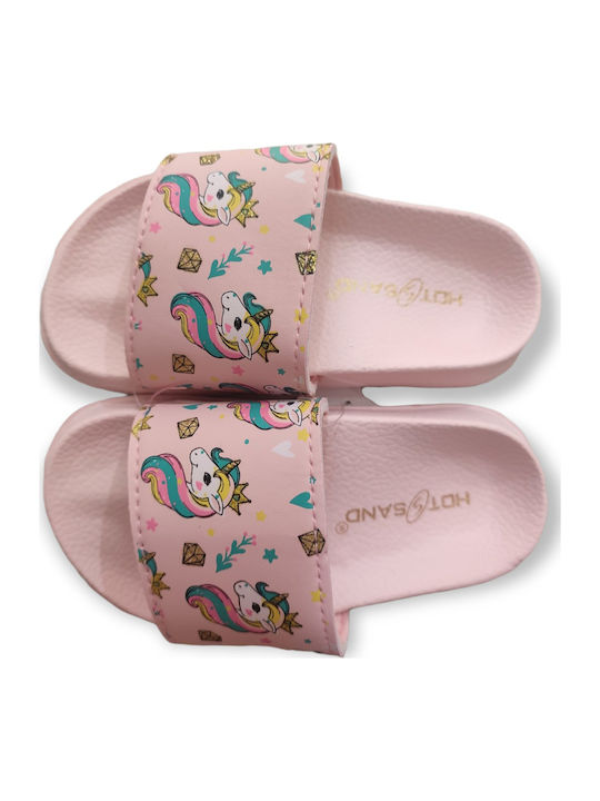Kinder Flip Flops Rosa Unicorn