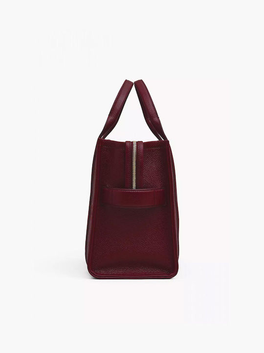 Marc Jacobs Leather Women's Bag Tote Burgundy