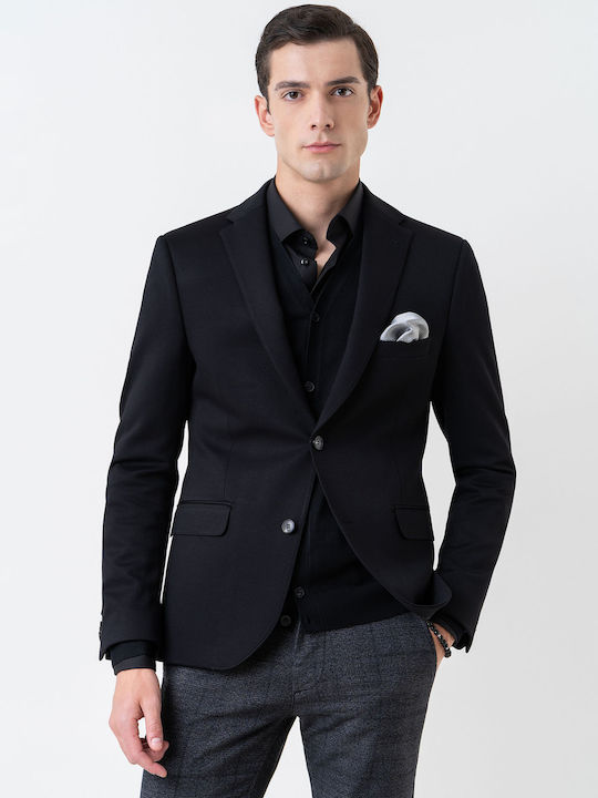 Men's Suit Jacket Regular Fit Black