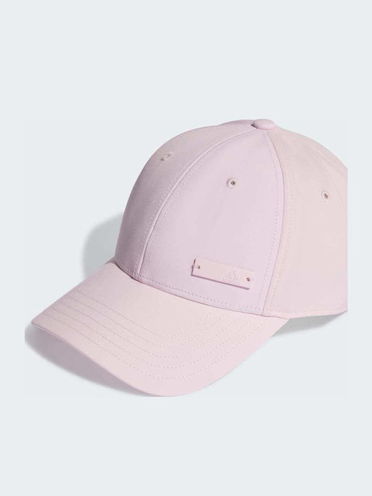 Women's Pink Metal Badge Lightweight Baseball Cap