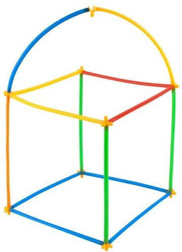 Kruzzel Plastic Construction Toy Educational Straws Connectors for Children 3+ years+ Years