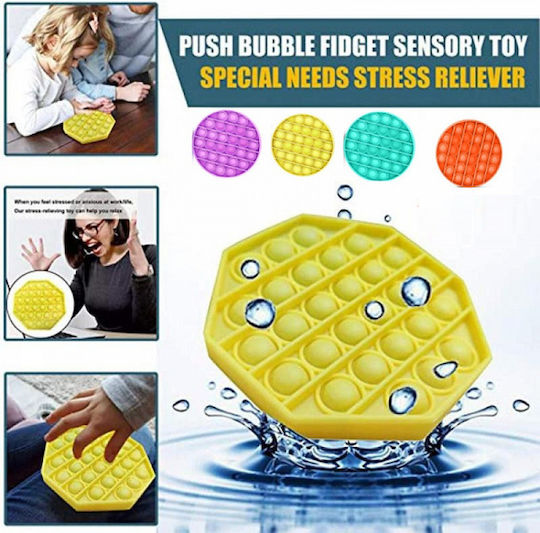 Pop it Fidget Silicon Galben