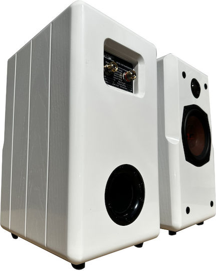TRF WTCB552HS WTCB 552HS W/W PAINT Ζεύγος Ηχείων Hi-Fi Βιβλιοθήκης 80W 2 Δρόμων Λευκό