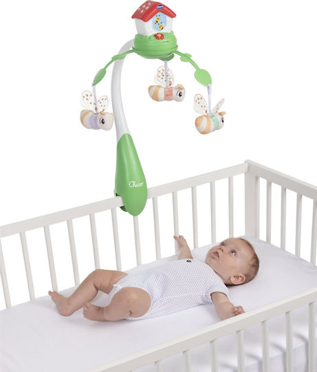 Chicco Μόμπιλε Κούνιας με Περιστροφή / με Προτζέκτορα Μελισσούλες για Νεογέννητα
