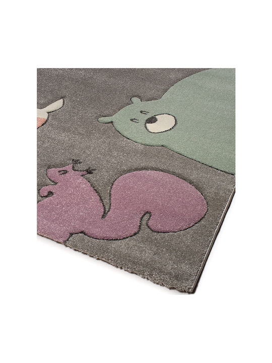 Viokarpet Yolo Covor Pentru Copii 295 Gri 140x200cm