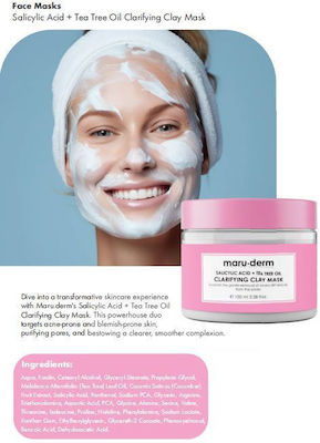 Maruderm Face Mask with Clay 100ml