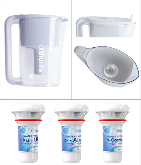 Hyundai Water Filter Replacement for Jug from Activated Carbon Eco Combo 1pcs