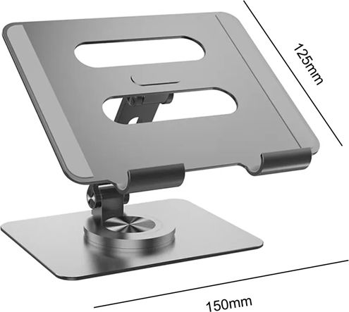 Tablet Stand with Extension Arm Gray