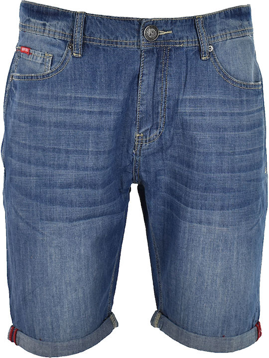 Herrenshorts Jeans Blau