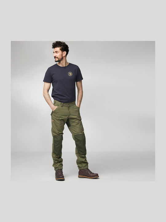Fjallraven Greenland Ανδρικό Μακρύ Παντελόνι Πεζοπορίας Πράσινο