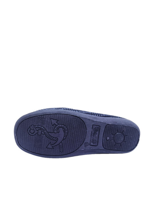 Fengi Men's Printed Slippers Blue