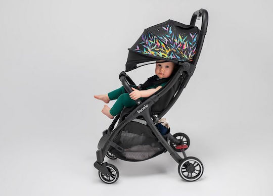 Lionelo Julie One Baby Stroller Suitable for Newborn Black Gold 6.65kg