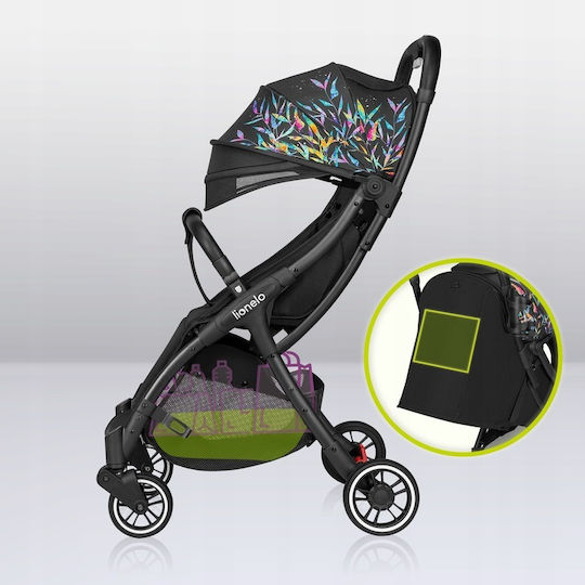 Lionelo Julie One Baby Stroller Suitable for Newborn Black Gold 6.65kg