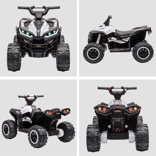 Kids Scooter Licensed Quad Electric 12 Volt White