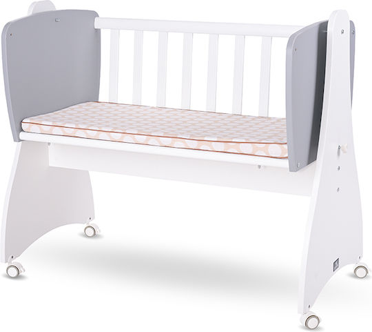 Lorelli Λίκνο First Dreams με Ρόδες White/Stone Grey