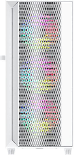 Gembird Fornax 4000 Gaming Midi-Turm Computergehäuse mit RGB-Beleuchtung Weiß