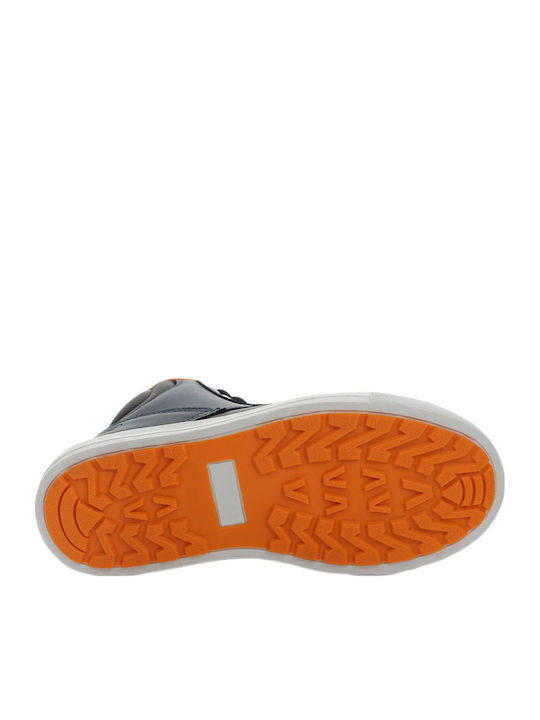 King Kids Boots with Zipper Navy Blue