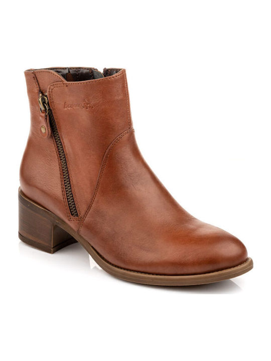 Leather Women's Chelsea Boots Tabac Brown