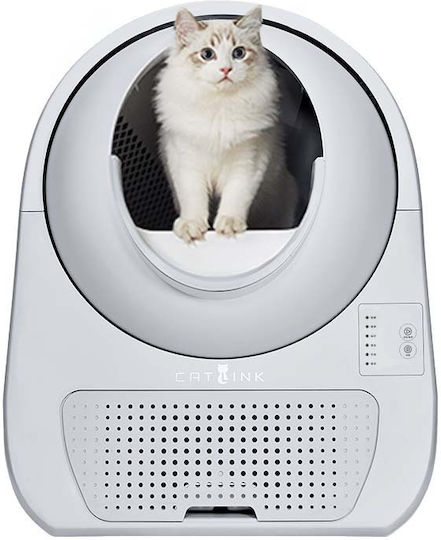 Catlink Scooper Young Version Katzentoilette Selbstreinigend mit Filter und Sieb Gray L60 x B58 x H71cm