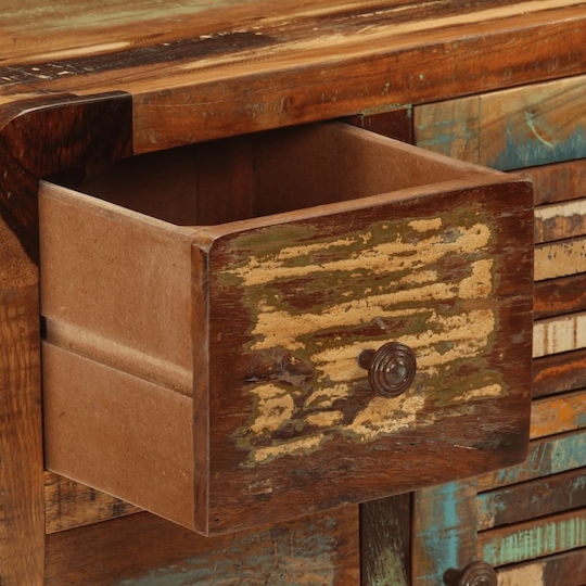 Wooden Storage Cabinet with 3 Drawers L55xW30xH70cm