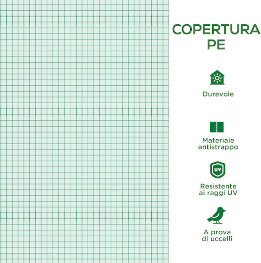 Outsunny 845-382GN Κάλυμμα Θερμοκηπίου 6x3x2m