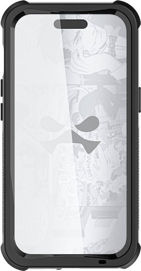 Ghostek Nautical 4 Back Cover Πλαστικό 0.68mm Αδιάβροχο Σετ με Τζαμάκι Μαύρο (iPhone 15)