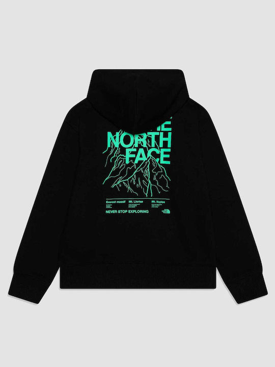 The North Face Kids Sweatshirt with Hood Black