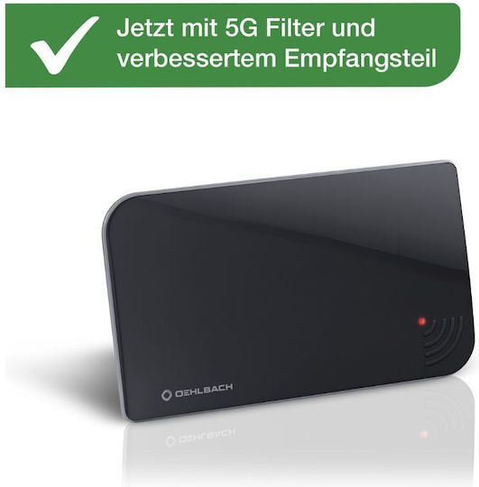 Oehlbach Scope Vision 5g D1C17236 Indoor TV Antenna (Does not Require Power Supply) Black