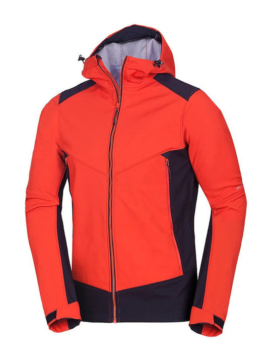 Geci Barbati Softshell Waterproof și cu protecție împotriva vântului Culoare Full Face Roșu