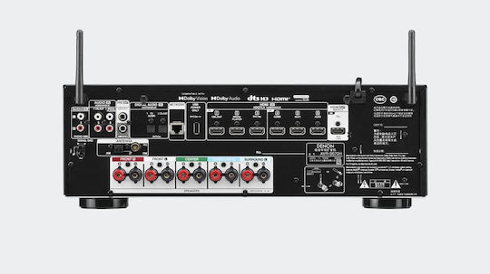 Denon AVR-S670H Home Cinema Amplifier 4K/8K 5.2 Channels with HDR and Dolby Atmos Black