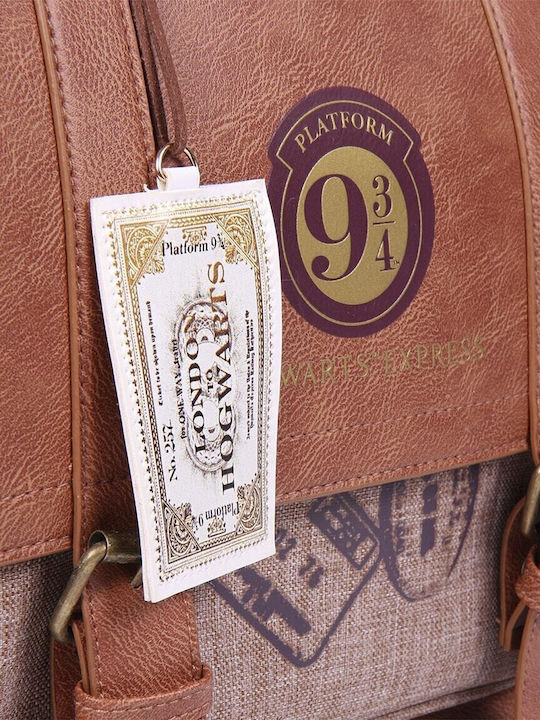 Harry Potter Platform 9 3/4 Women's Shoulder Bag Brown
