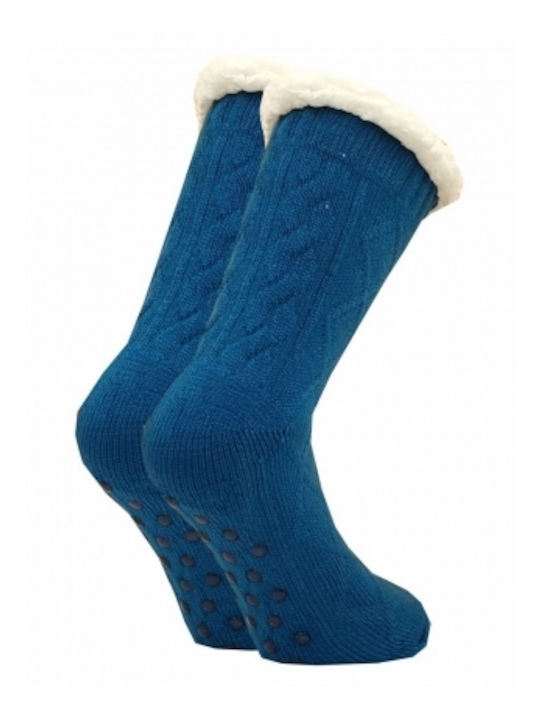 Prive Underwear Damen Einfarbige Socken BLUE 1Pack