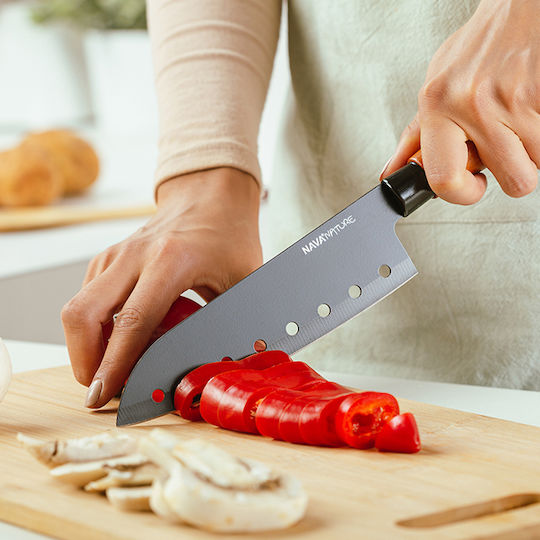 Nava Nature Knife Santoku from Stainless Steel 17.5cm
