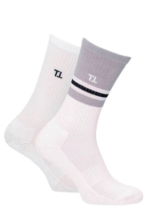 Tamaris Γυναικείες Κάλτσες White/Grey 2Pack Tamaris Γυναικείες Κάλτσες White/Grey 2Pack