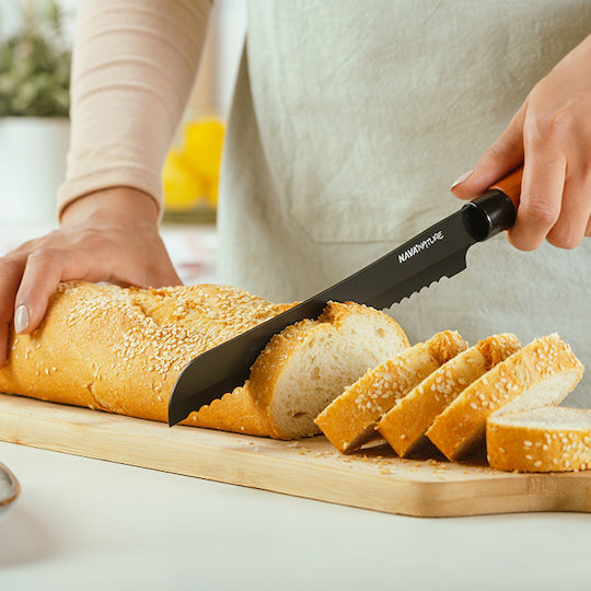 Nava Nature Messer Brot aus rostfreiem Stahl 32cm