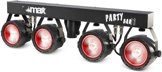 Max Audio Φωτορυθμικό LED PAR DMX PartyBar11 RGB