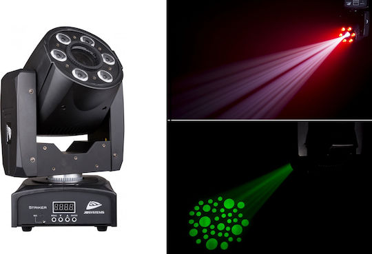 Jb Systems Φωτορυθμικό Wash LED με Ρομποτική Κεφαλή Striker RGBW LED RGBW