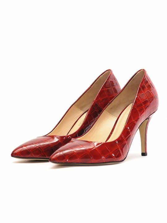 Gabriela Valeri Leather Red Heels