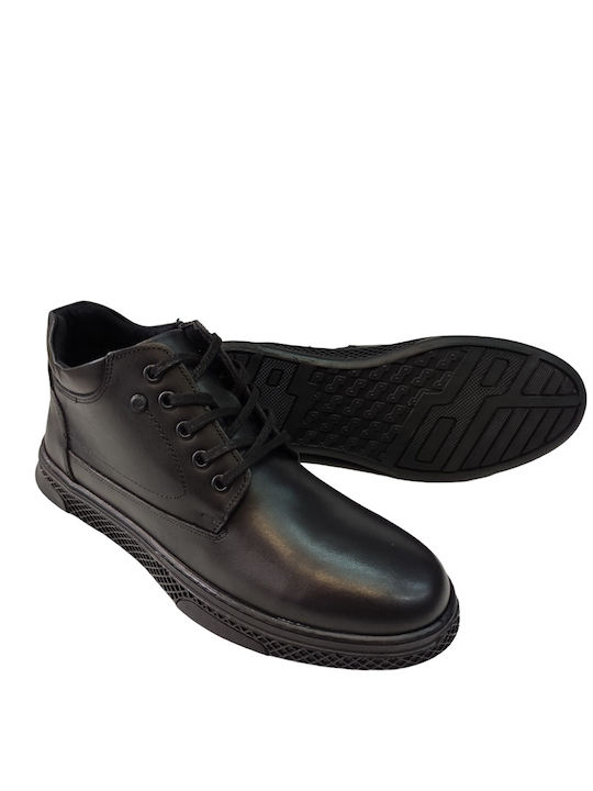 Piele Negru Ghete barbati