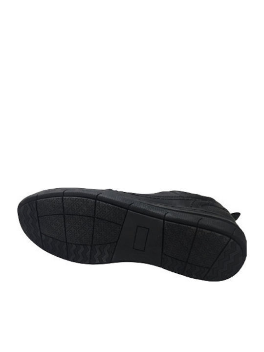 Leder Herren Freizeitschuhe Schwarz