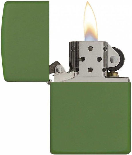 Zippo Ангажимент Пламък Ветроустойчив в Зелен цвят