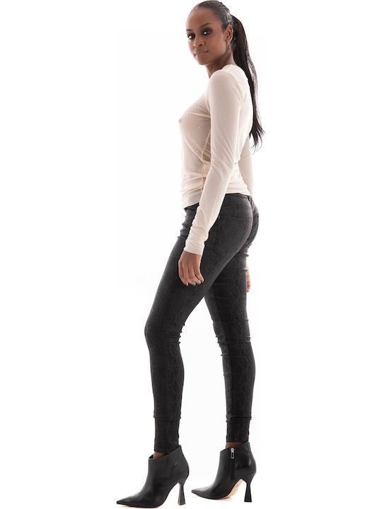 Women's Blouse Long Sleeve Beige