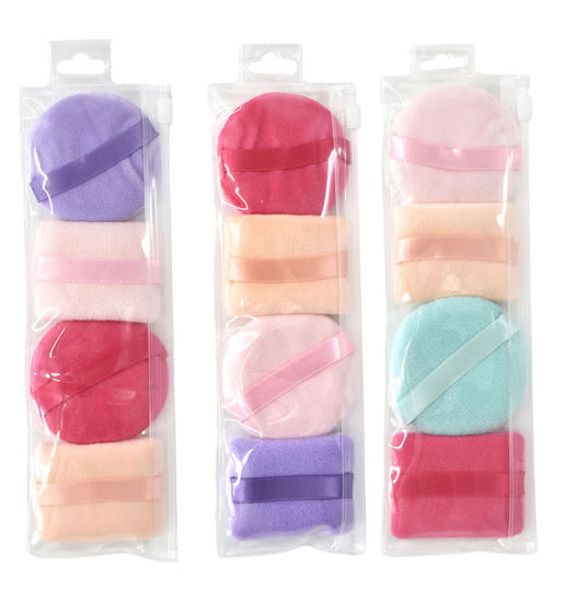 Cosmofan Set with Makeup Sponges for Powder 4pcs