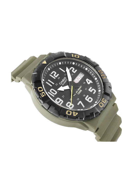 Casio Ρολόι Μπαταρίας με Καουτσούκ Λουράκι