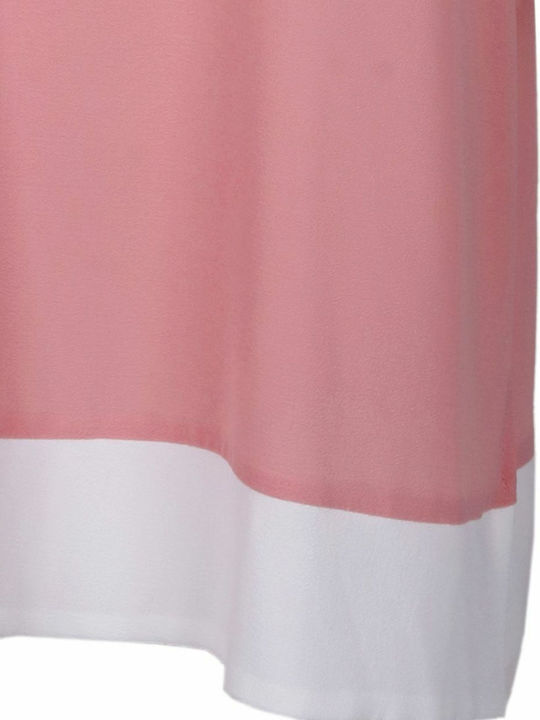 Zino Jordan Damen Bluse Kurzärmelig Rosa